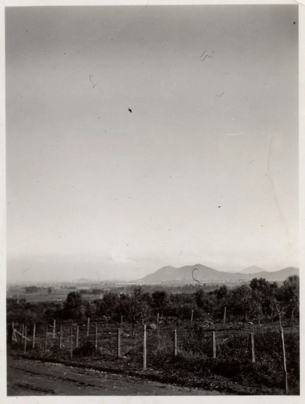 Santiago oriente desde La Reina, 1939 — La Reina — 1939 | Chile de Ayer