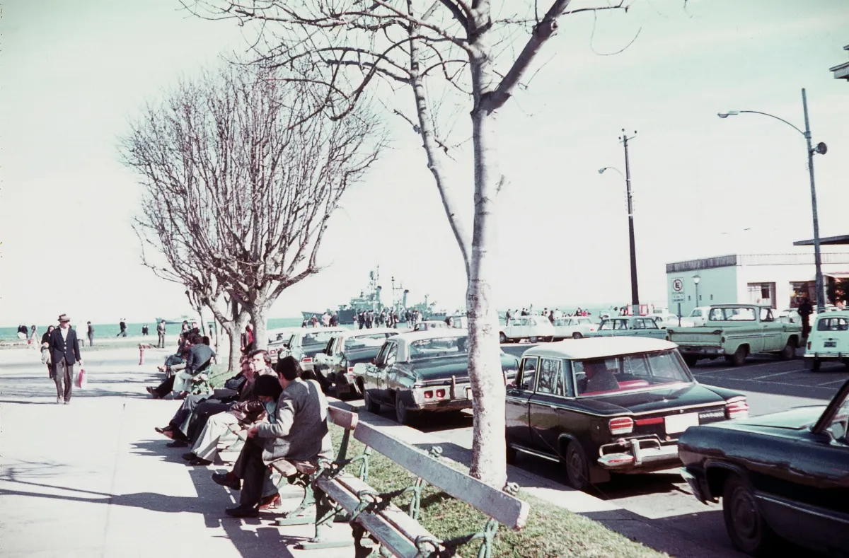 Plaza de Puerto Montt, 1970 — Plaza de Armas de Puerto Montt — 1970 | Chile de Ayer