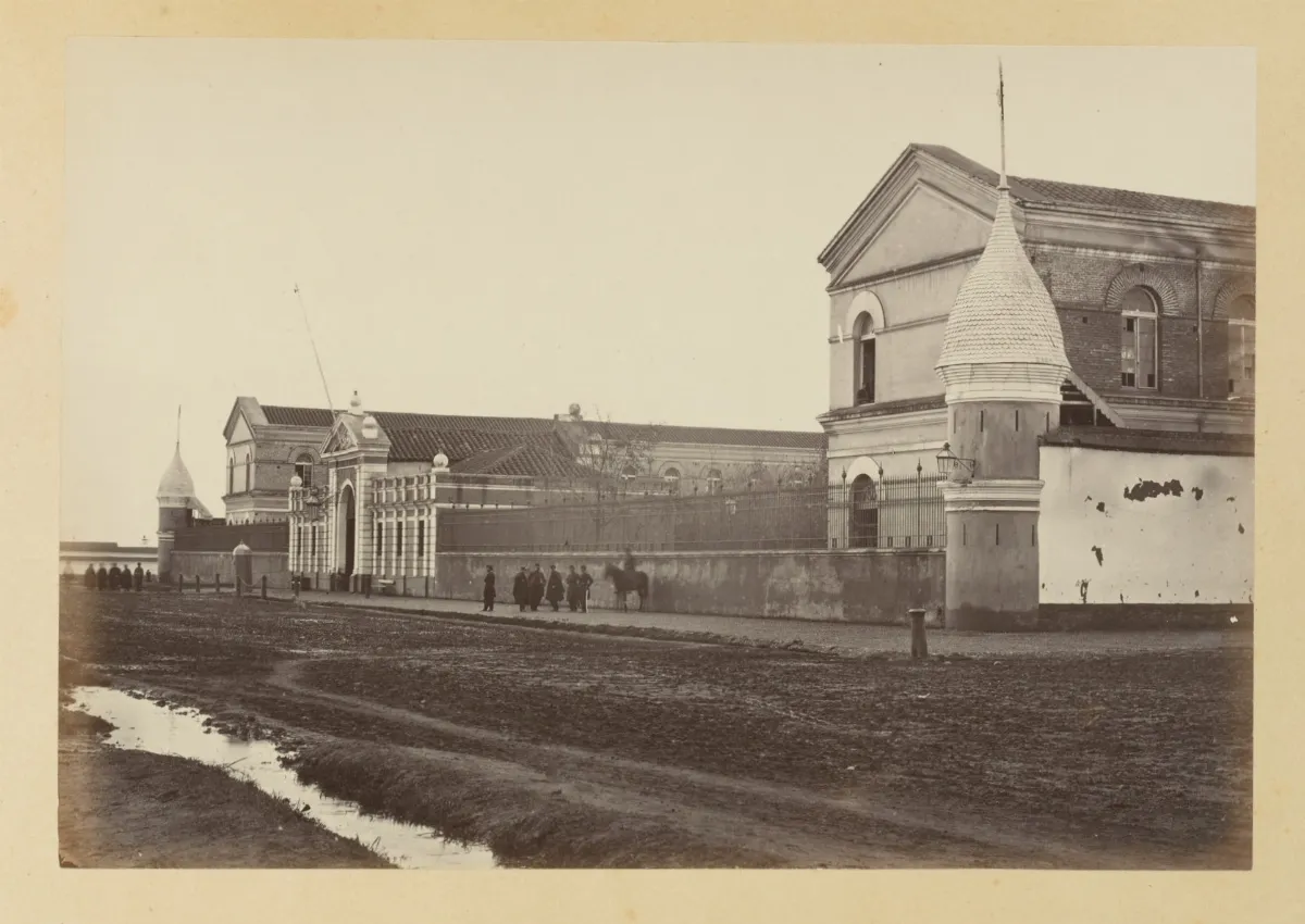 Escuela de Artilleria Santiago, ca. 1868 — 1865 | Chile de Ayer