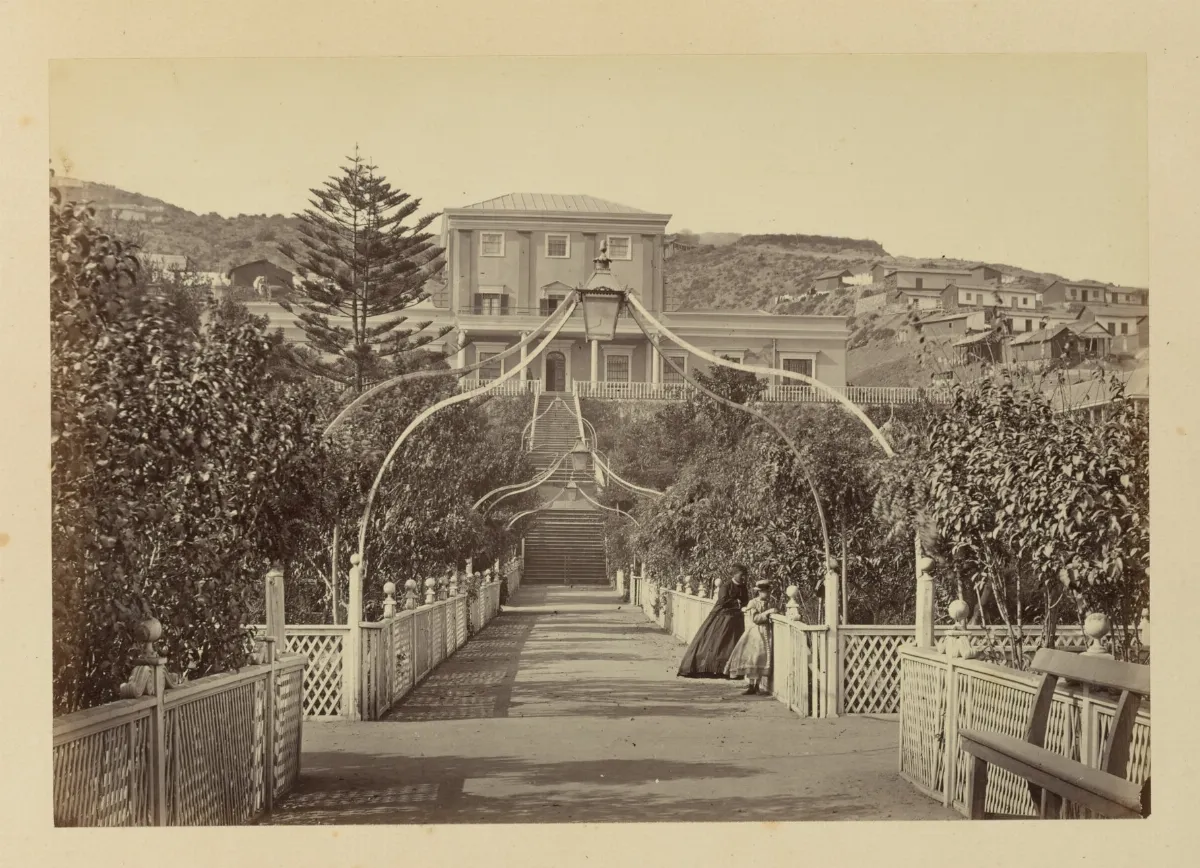 Quinta Waddington, Valparaíso, 1868 — 1865 | Chile de Ayer