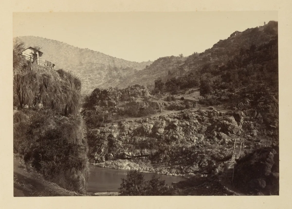 Cercanías de Termas de Cauquenes, 1868 — 1865 | Chile de Ayer
