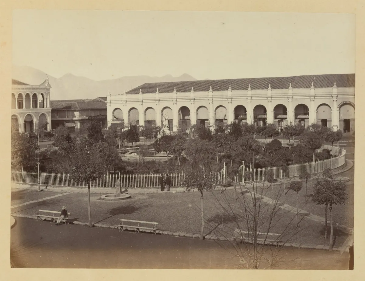 Plaza Mayor de Santiago, 1868 — 1865 | Chile de Ayer