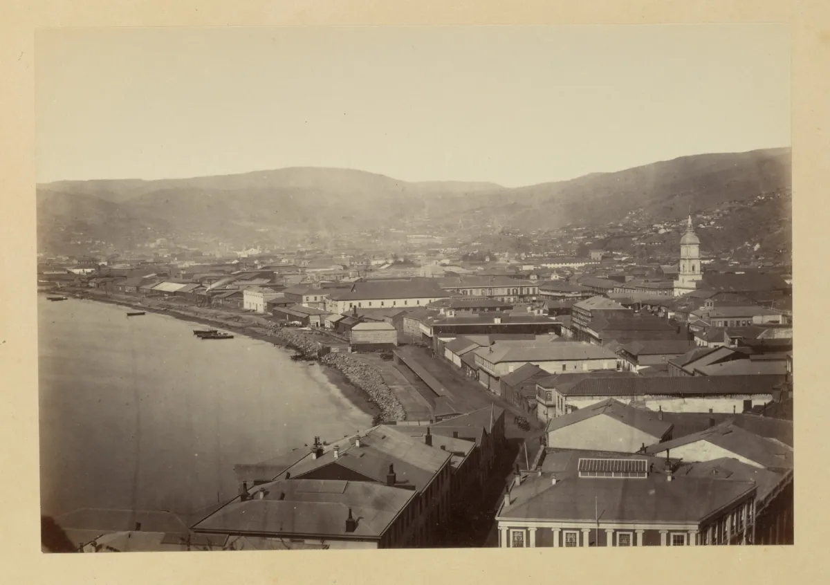 Valparaiso y su borde, 1868 — 1865 | Chile de Ayer