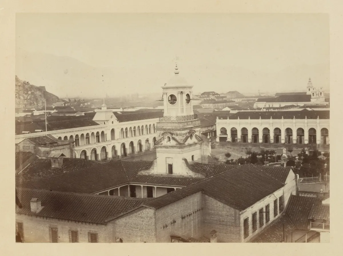 Plaza Mayor de Santiago, 1868 — 1865 | Chile de Ayer