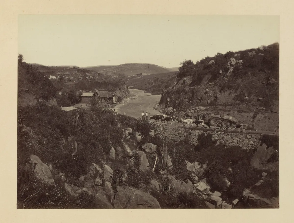 Camino Valparaíso a Santiago, 1868 — 1865 | Chile de Ayer