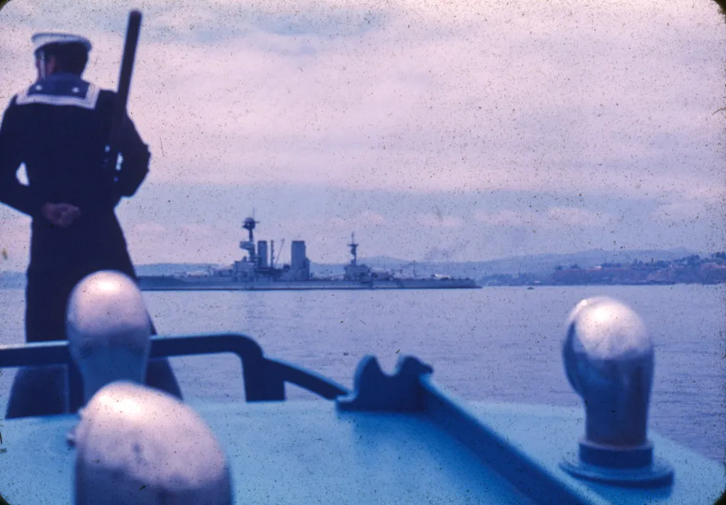 Valparaíso, ejercicios de la Armada de Chile, 1953 — Bahía de Valparaíso — 1953 | Chile de Ayer