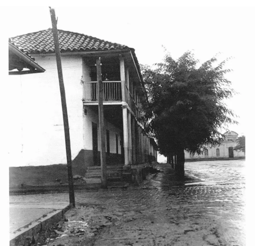 Vista a la Plaza Vieja, Cauquenes, 1919 — Plaza Vieja de Cauquenes — 1919 | Chile de Ayer