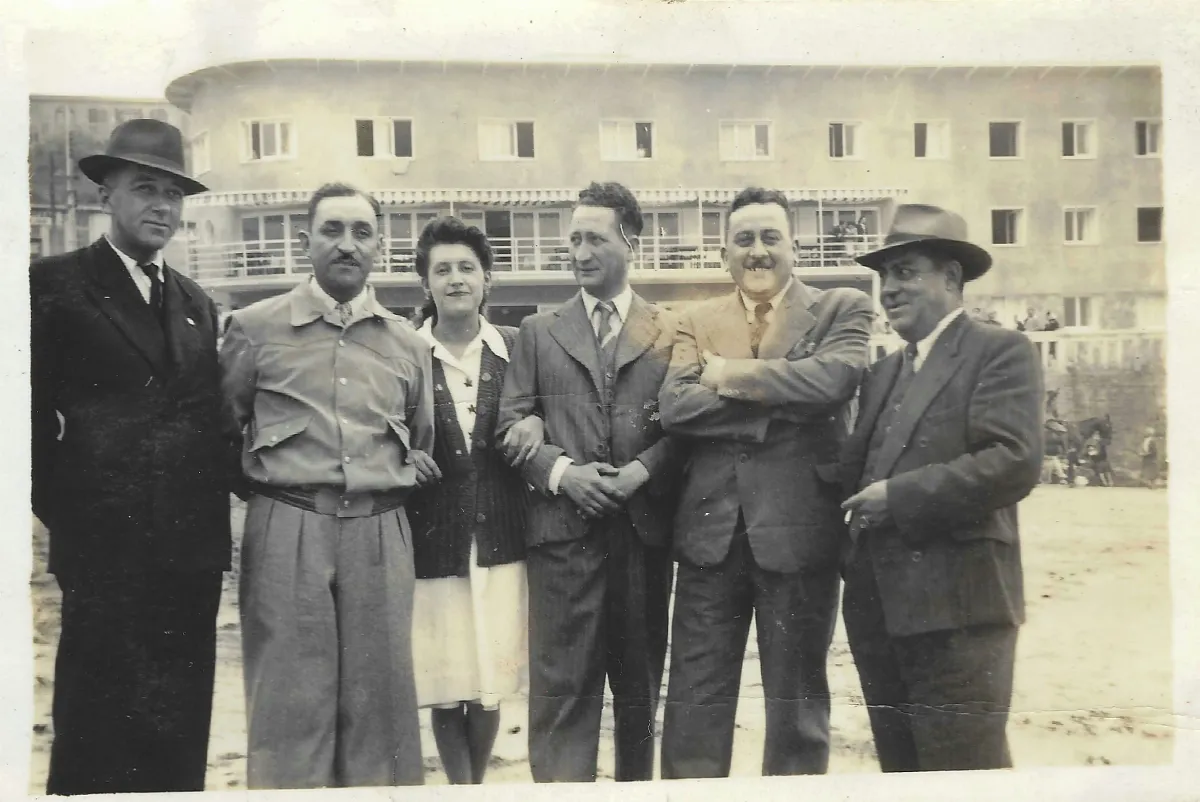 Playa Grande, Cartagena 1945 — Playa Grande de Cartagena — 1945 | Chile de Ayer