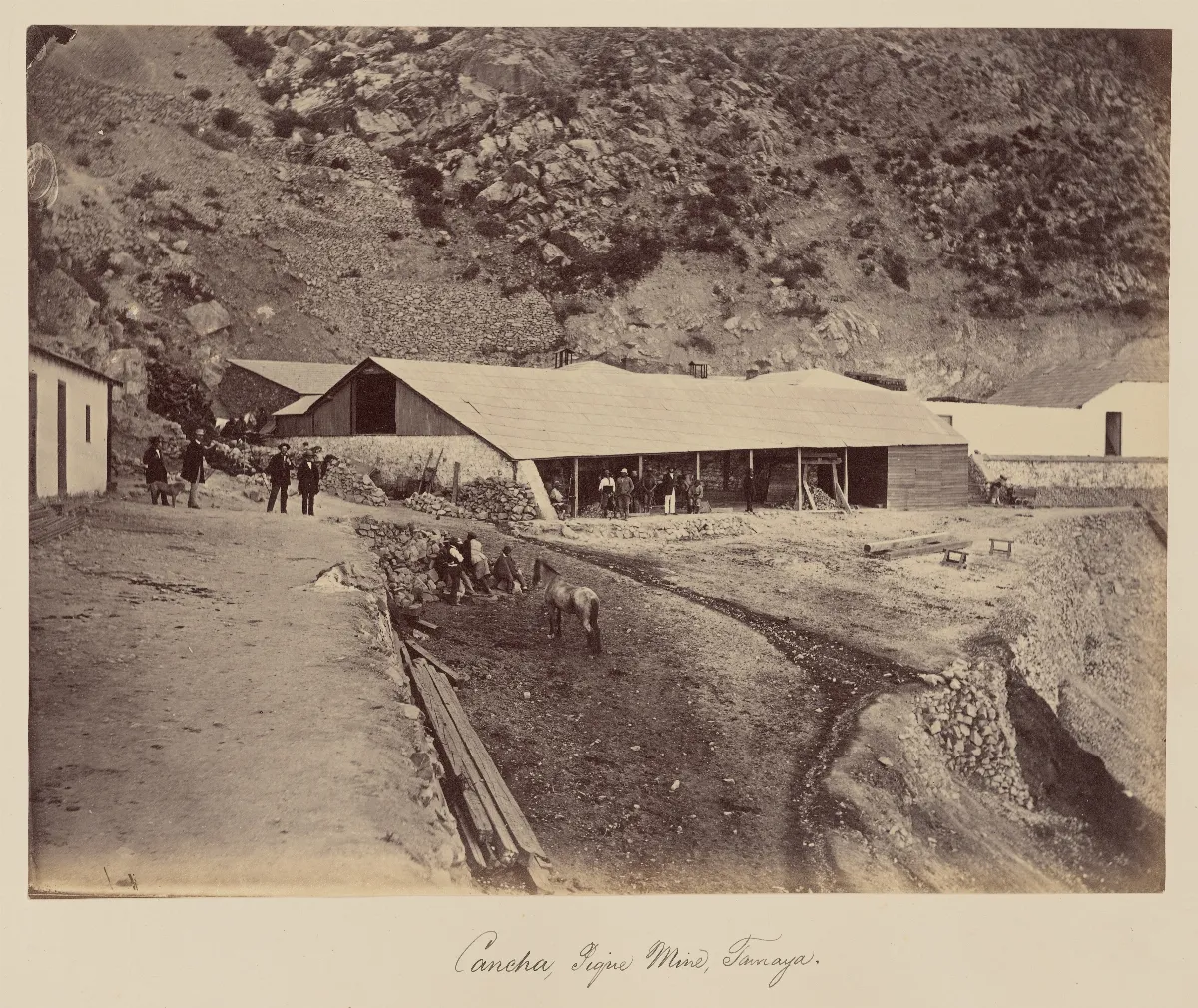 Pique minero de Cerro Tamaya, 1860 — 1860 | Chile de Ayer