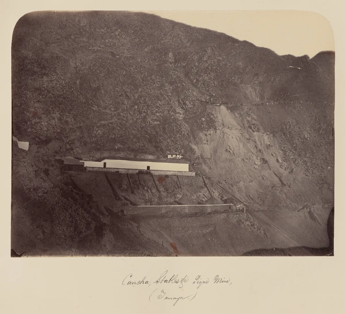 Pique minero de Tamaya, Región de Coquimbo, 1860 — 1860 | Chile de Ayer