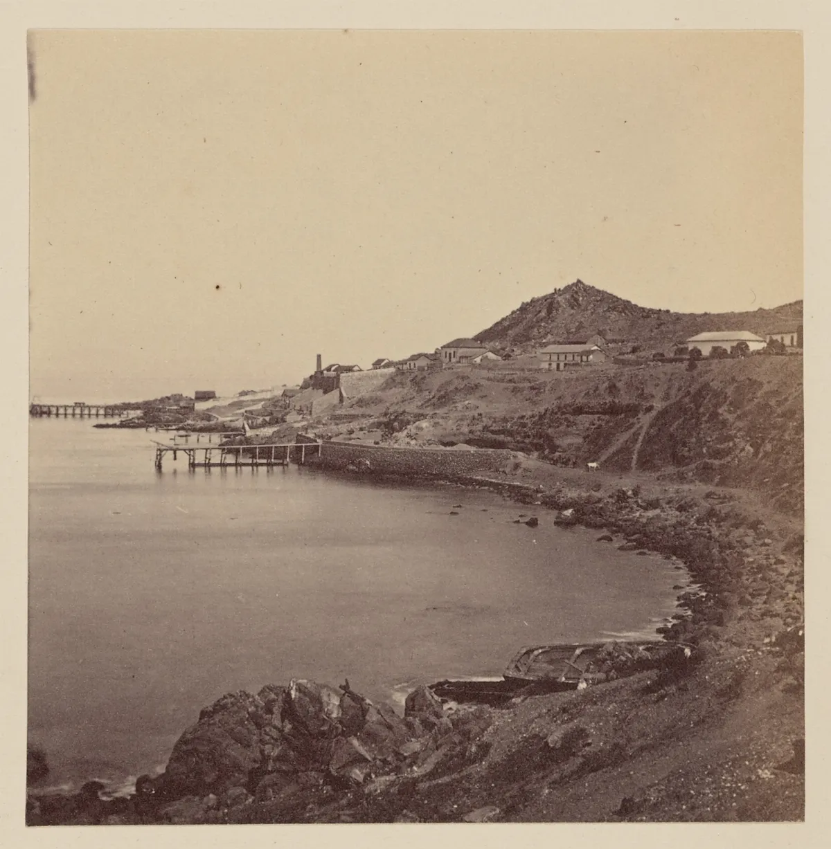 Vista de Tongoy y la costa, 1860 — 1860 | Chile de Ayer