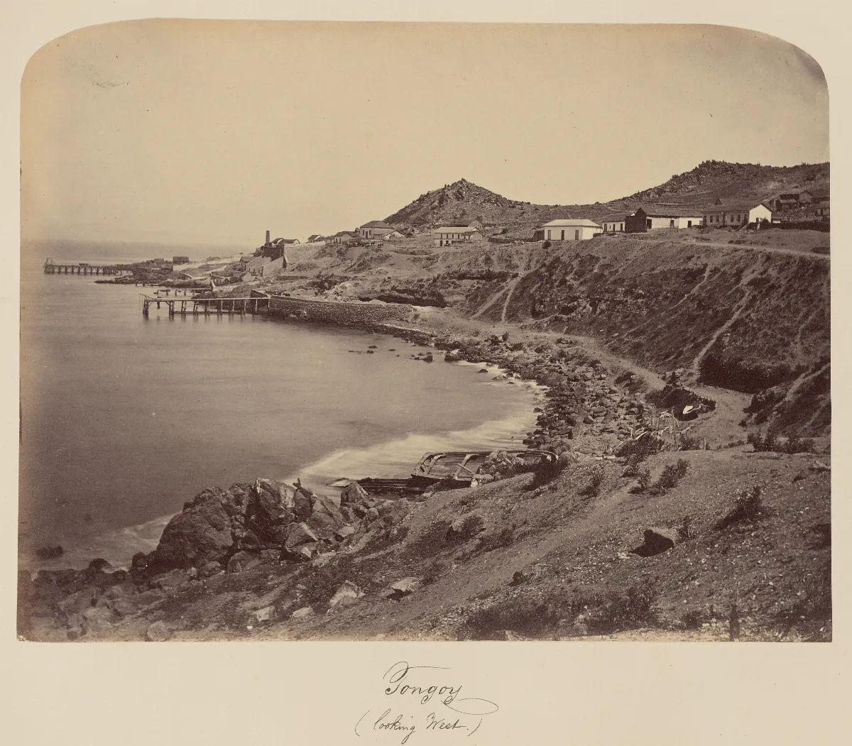 Tongoy, mirando al oeste, 1860 — 1860 | Chile de Ayer