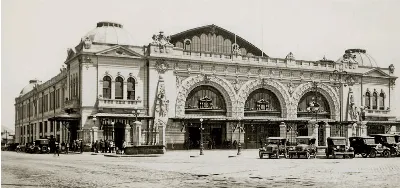 Estación Mapocho, Santiago durante el año 1920 — Estación Mapocho — 1920 | Chile de Ayer