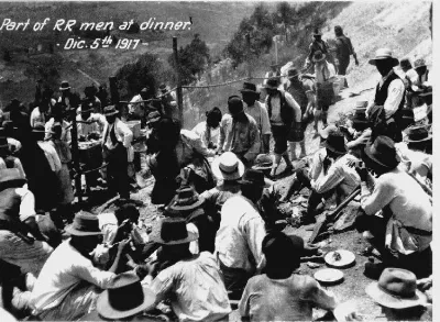 Trabajadores de Sewell, 1917 — 1917 | Chile de Ayer