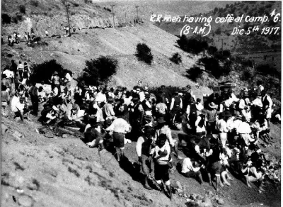 Trabajadores de Sewell, 1917 — 1917 | Chile de Ayer
