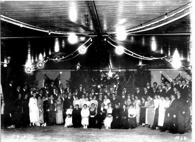 Fiesta de empleados de Sewell, 1916 — 1916 | Chile de Ayer