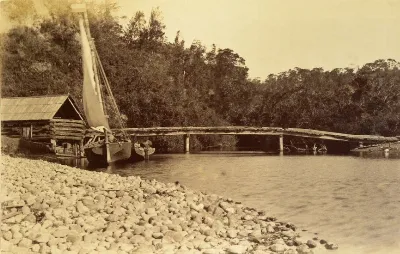 La Poza, Lago Llanquihue en 1893. — 1893 | Chile de Ayer