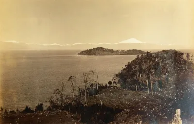 Lago Llanquihue desde Puerto Octay, 1893. — 1893 | Chile de Ayer