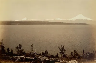Lago Llanquihue y sus volcanes, 1893. — 1893 | Chile de Ayer