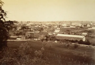 Osorno desde Altos de Pilauco, 1893. — 1893 | Chile de Ayer