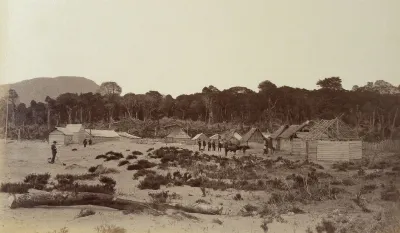 Vista a Palena desde el Norte en 1893. — 1893 | Chile de Ayer