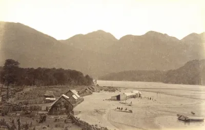 Vista a Palena desde el sur en 1893. — 1893 | Chile de Ayer