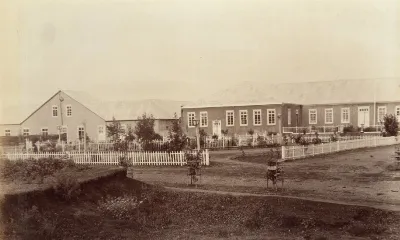 Plaza de Ancud en 1893. — 1893 | Chile de Ayer