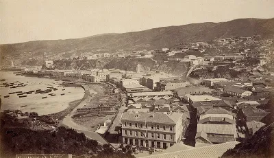 Valparaíso ca. 1877 — Valparaíso — 1870 | Chile de Ayer