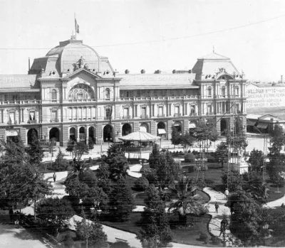 Plaza de Armas de Santiago en 1900 — 1900 | Chile de Ayer