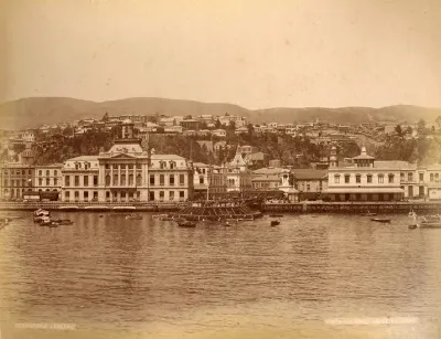 Valparaíso desde el mar en 1888 — 1888 | Chile de Ayer
