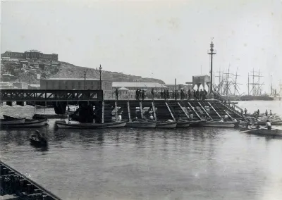 Muelle de Pasajeros de Valparaíso, 1888 — 1888 | Chile de Ayer