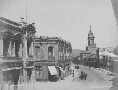 Calle Condell de Valparaíso en 1888 — 1888 | Chile de Ayer