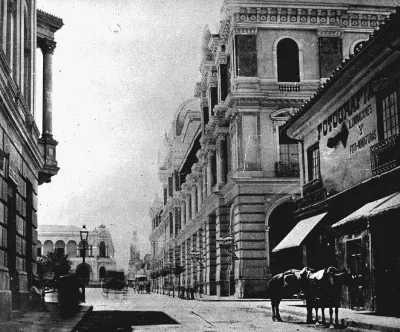 Plaza de Armas de Santiago en 1875 — 1875 | Chile de Ayer