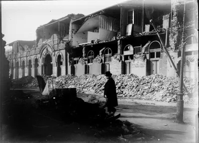 Daños post terremoto de Valparaíso de 1906 — 1906 | Chile de Ayer