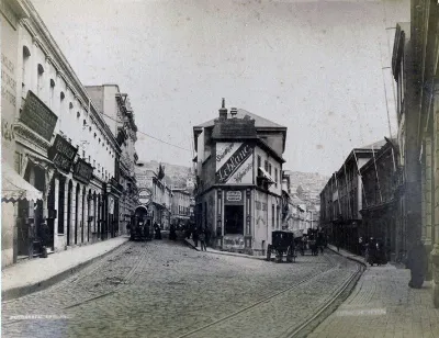 Cruz de Reyes, Valparaíso en 1888 — Bahía de Valparaíso — 1888 | Chile de Ayer