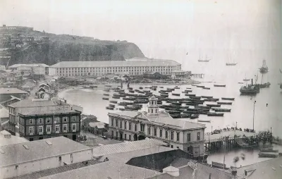 El Puerto de Valparaíso en el año 1864 — 1864 | Chile de Ayer