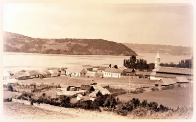 Vista de Dalcahue en 1893 — 1893 | Chile de Ayer