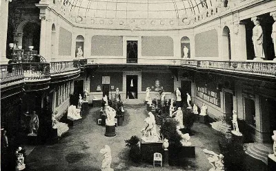 Museo Nacional de Bellas Artes en 1914. — 1914 | Chile de Ayer