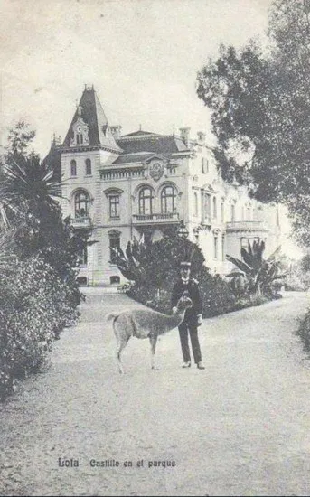 Palacio Cousiño de Lota en el año 1910. — 1910 | Chile de Ayer