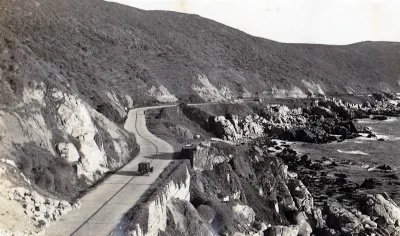Camino Viña Concón 1920 — 1920 | Chile de Ayer