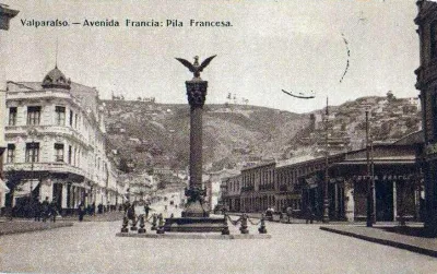 Avda. Francia de Valparaíso, 1910. — 1910 | Chile de Ayer