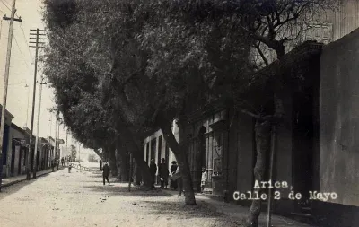 Calle 2 de Mayo, Arica, en 1910. — 1910 | Chile de Ayer