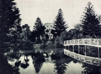 Parque de Lota, Concepción, en 1915 — Parque de Lota — 1915 | Chile de Ayer