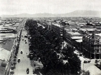 Alameda de las Delicias a principios de Siglo XX. — 1900 | Chile de Ayer