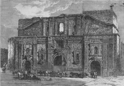 Ruinas de la Iglesia de la Compañia, 1864. — 1864 | Chile de Ayer