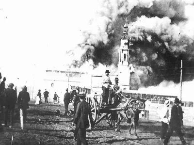 Antigua iglesia misioneros del corazon de María 1912 — 1912 | Chile de Ayer