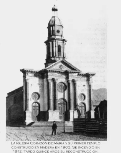 Antigua Iglesia Misioneros del Corazon de Maria 1911 — 1911 | Chile de Ayer