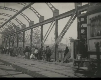 Puente de Los Carros, a principios de Siglo XX — Puente de los Carros — 1900 | Chile de Ayer