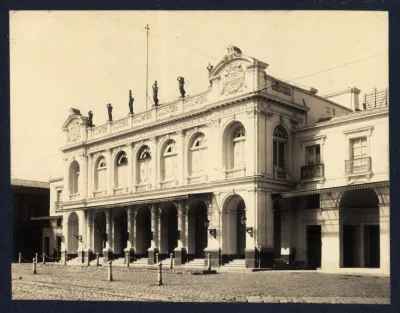 Teatro Municipal en 1906 — Teatro Municipal — 1906 | Chile de Ayer
