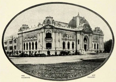 Museo Nacional de Bellas Artes en 1917 — 1917 | Chile de Ayer